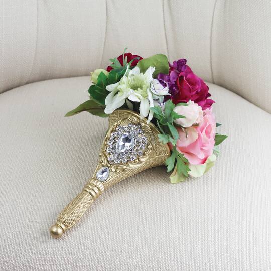 Lillian Rose Jeweled Gold Wedding Bouquet Holder Michaels Lillian Rose Jeweled Gold Wedding Bouquet Holder Michaels